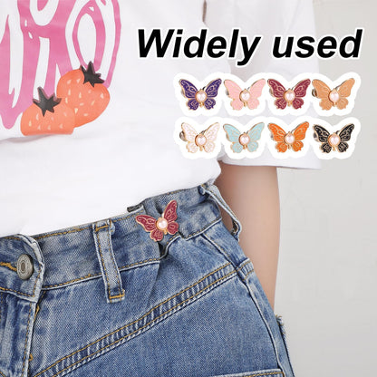 🔥8PCS Butterfly Waist Tighteners 🦋 Perfect Fit in Seconds — No Sewing Needed